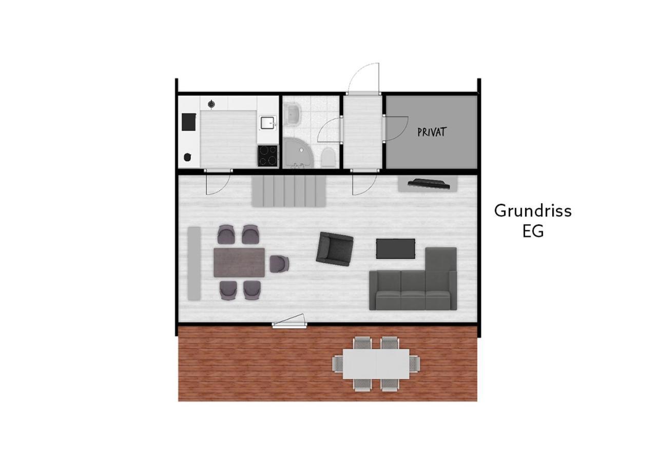 Ferienhaus Kuestenkind - Top Lage - Garten Eingezaeunt 布特亚丁根 外观 照片